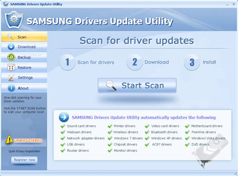 Samsung auto update driver windows 10